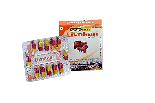 Kangra Herb LivoKan Capsule Made From Pure Organically Cultivated Himalayan Herb (36 Capsule)