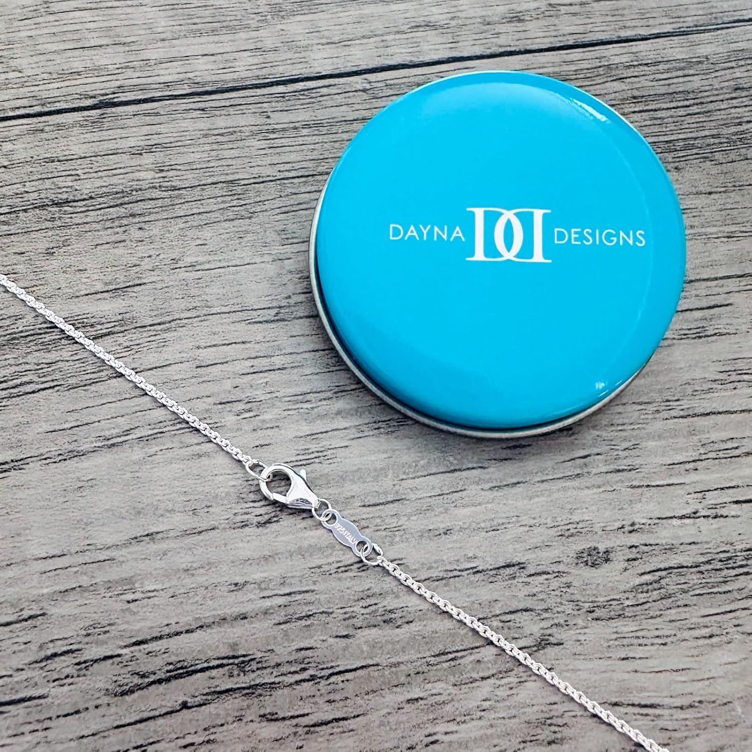 Dayna Designs Swimming Pendant Necklace - Platinum over 925 Solid Sterling Silver, 18 Inch Rope Chain, Hypoallergenic Jewelry Gifts for Coaches and Women Athletes, Team Charm, Mini Triathlon Charm