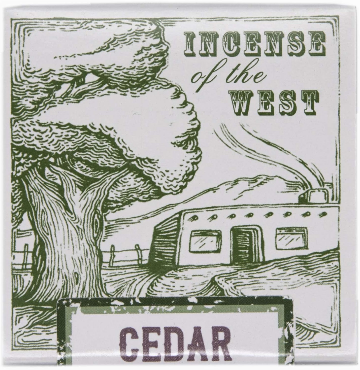 Incienso de Santa Fe - Cedar Natural Wood Incense Bricks Without Holder, 40 Count - Made in the USA