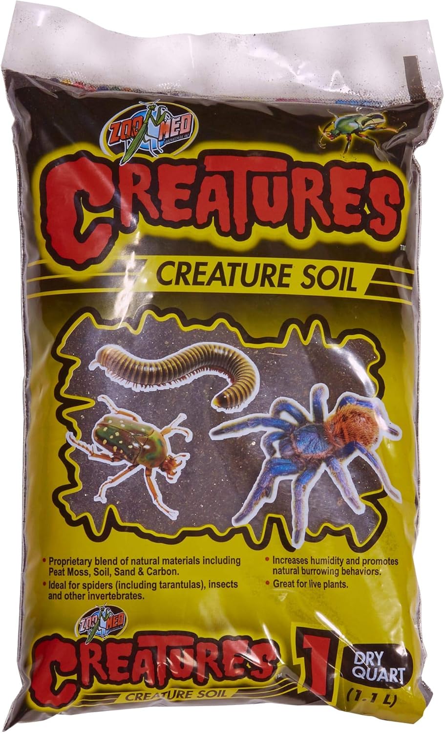Zoo Med Creatures Creature Soil Bag 1 Quart