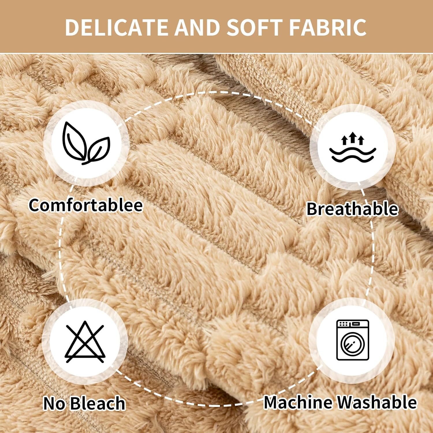 Plush Warm Sofa Covers Washable, Funny Fuzzy Couch Cover for Dogs Washable, Non-Slip Couch Covers for Loveseat, Soft Sofa Slipcover for Pet & Kid(1PC, Light Brown, 36"×47", Small Loveaeat)
