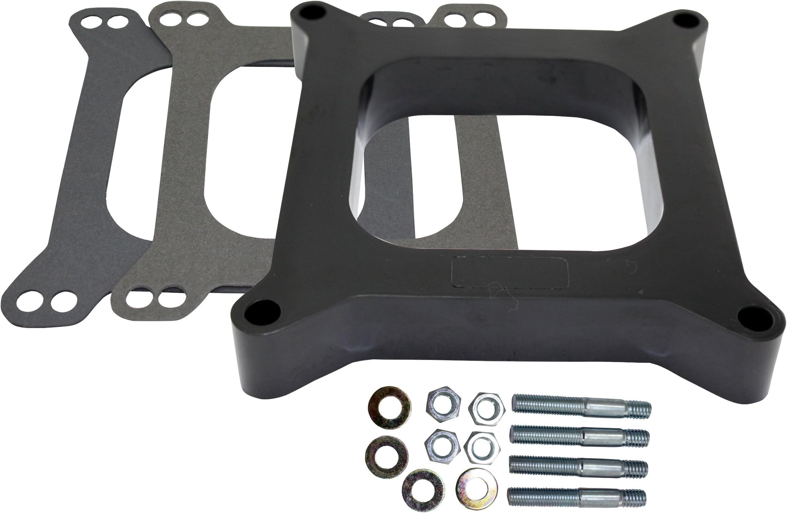 Mota Performance A40227 Carburetor Spacer Kit Open Plenum, 1" - Phenolic Resin