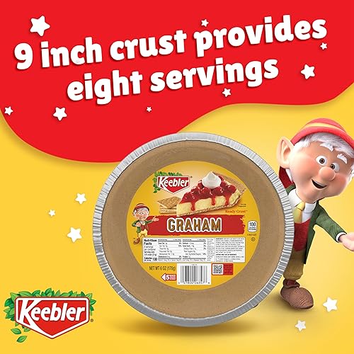 Miniatura 6 de Keebler Ready Pie Crust, Graham Cracker, 9 pulgadas (paquete de 1)
