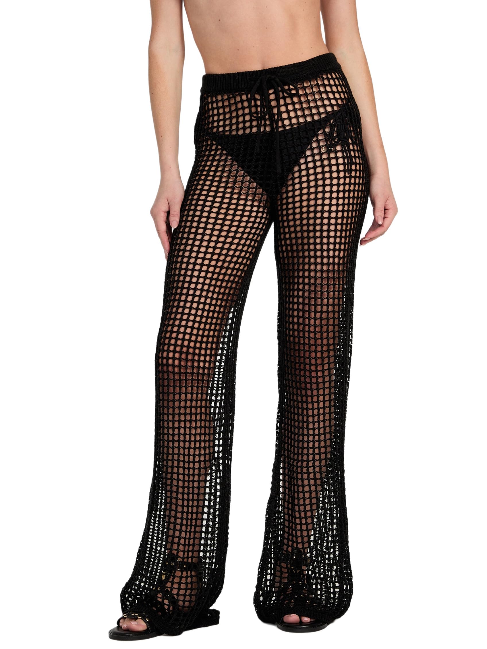 GUESS Open-Knit Crochet Pant