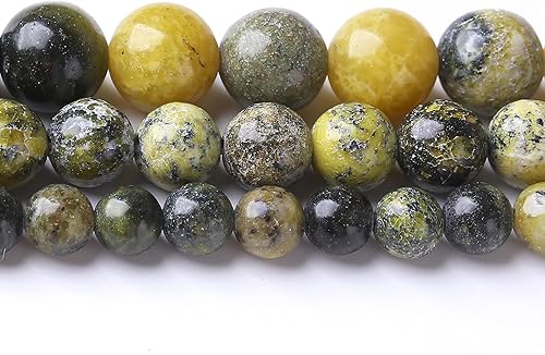 Miniatura 4 de Cuentas sueltas redondas de jade australiano de 0.315 in de cuentas de gemas naturales de cristal para hacer joyas, pulseras y collares