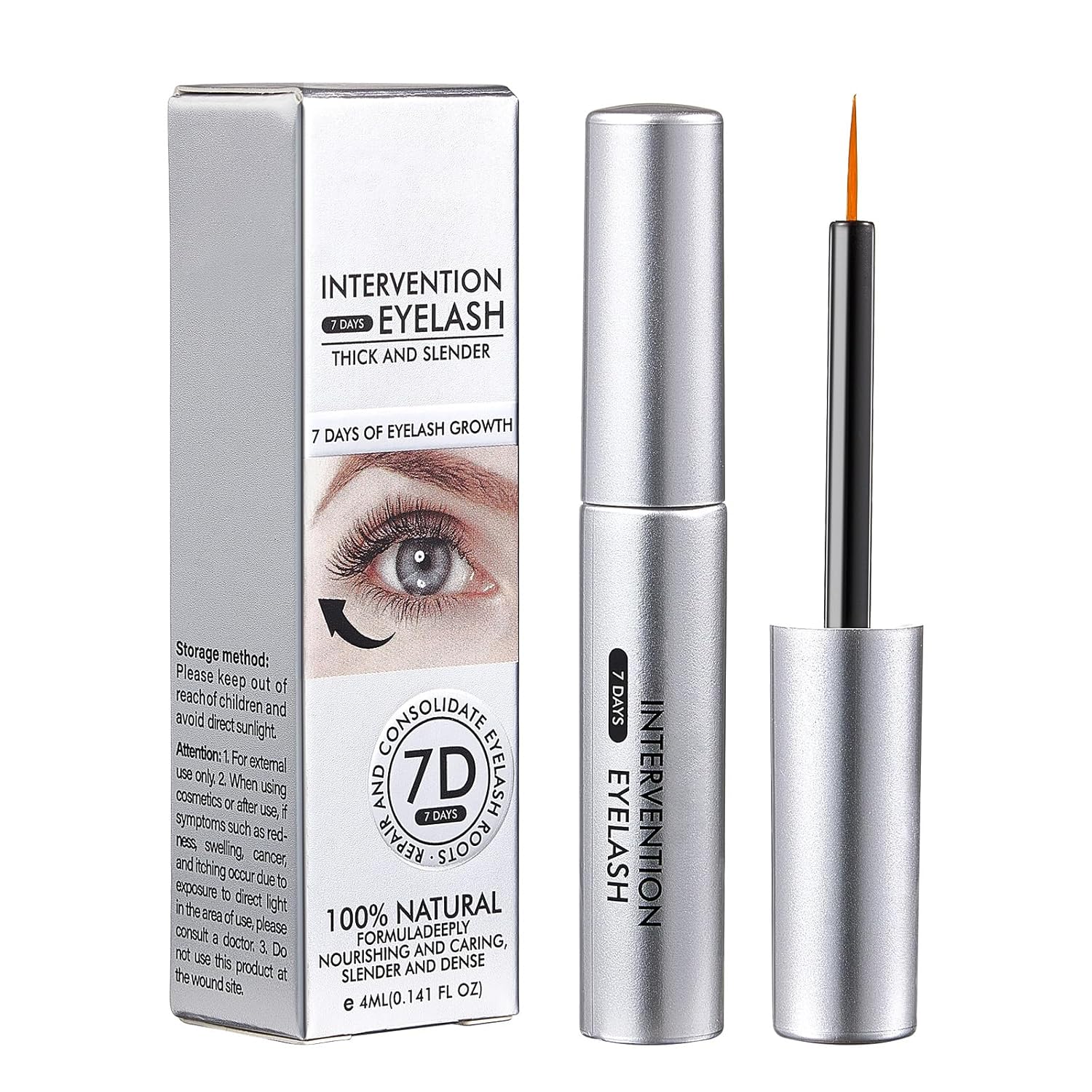 Eyelash Growth Serum, Lash Enhancing Serum with Advanced Formula to Boost Longer Fuller and Thicker Luscious Lashes, Non-Irritating Eyelashes