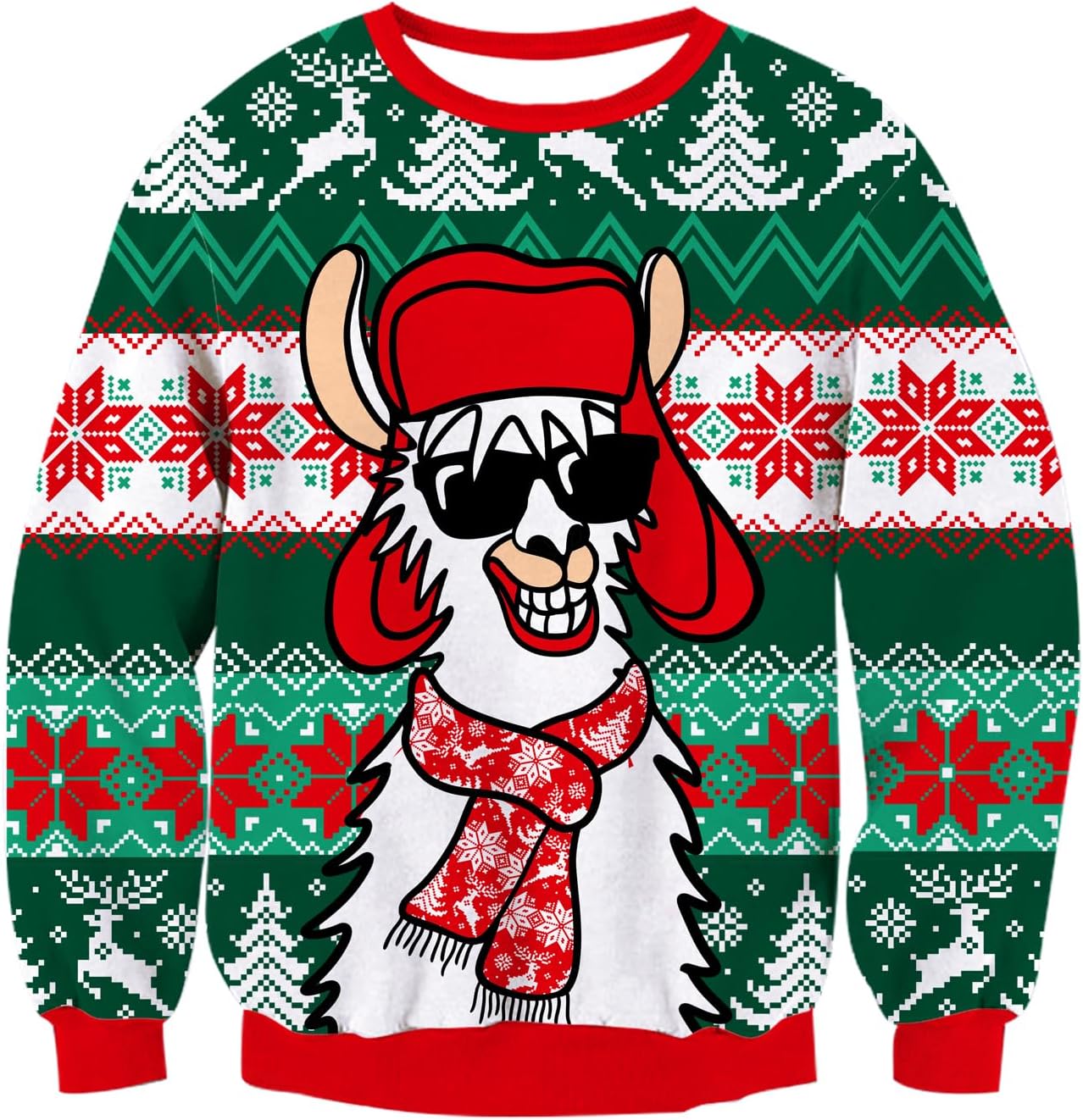 Duxyoz Weihnachtspullover Kinder - Dicker Strickpullover Mit Rundhalsausschnitt