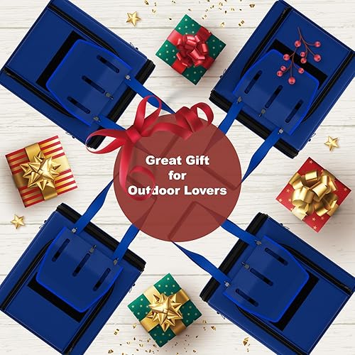 Miniatura 2 de Bolsa enfriadora de camping con soporte de rotación de 360 y vejiga de grado alimenticio de 4 litros, bolsa enfriadora de vino con correa para el