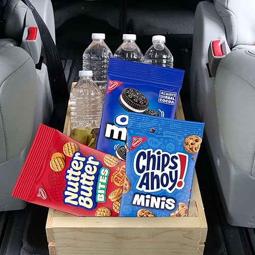 Miniatura 10 de Mini galletas OREO, mini galletas CHIPS AHOY!, Nutter Butter Bites y RITZ Bits galletas de queso, paquete surtido, 15 bolsas grandes
