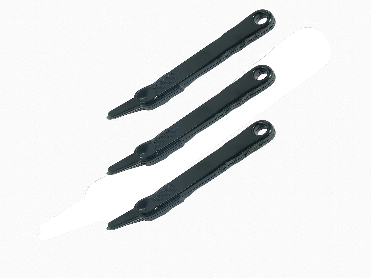 AMOCHY Dot_Dot Staple Remover,Pack of 3, Black, Staple