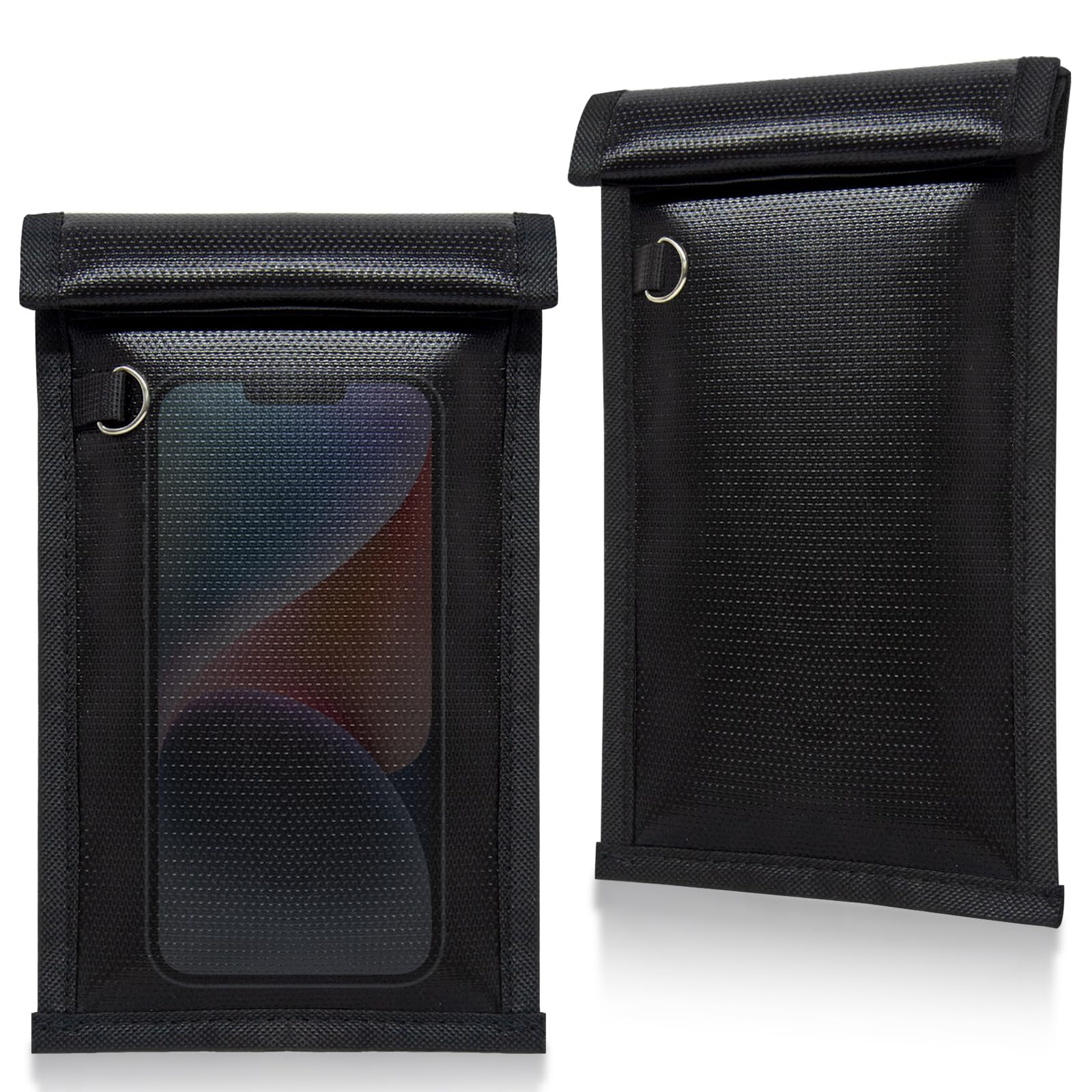 Faraday Bag, Faraday Pouch for Phone and Car Keys, Faraday Cage Technology for RFID Shielding and Signal Blocking, Black Color, Ideal for Travel and Urban Commuting-image-47