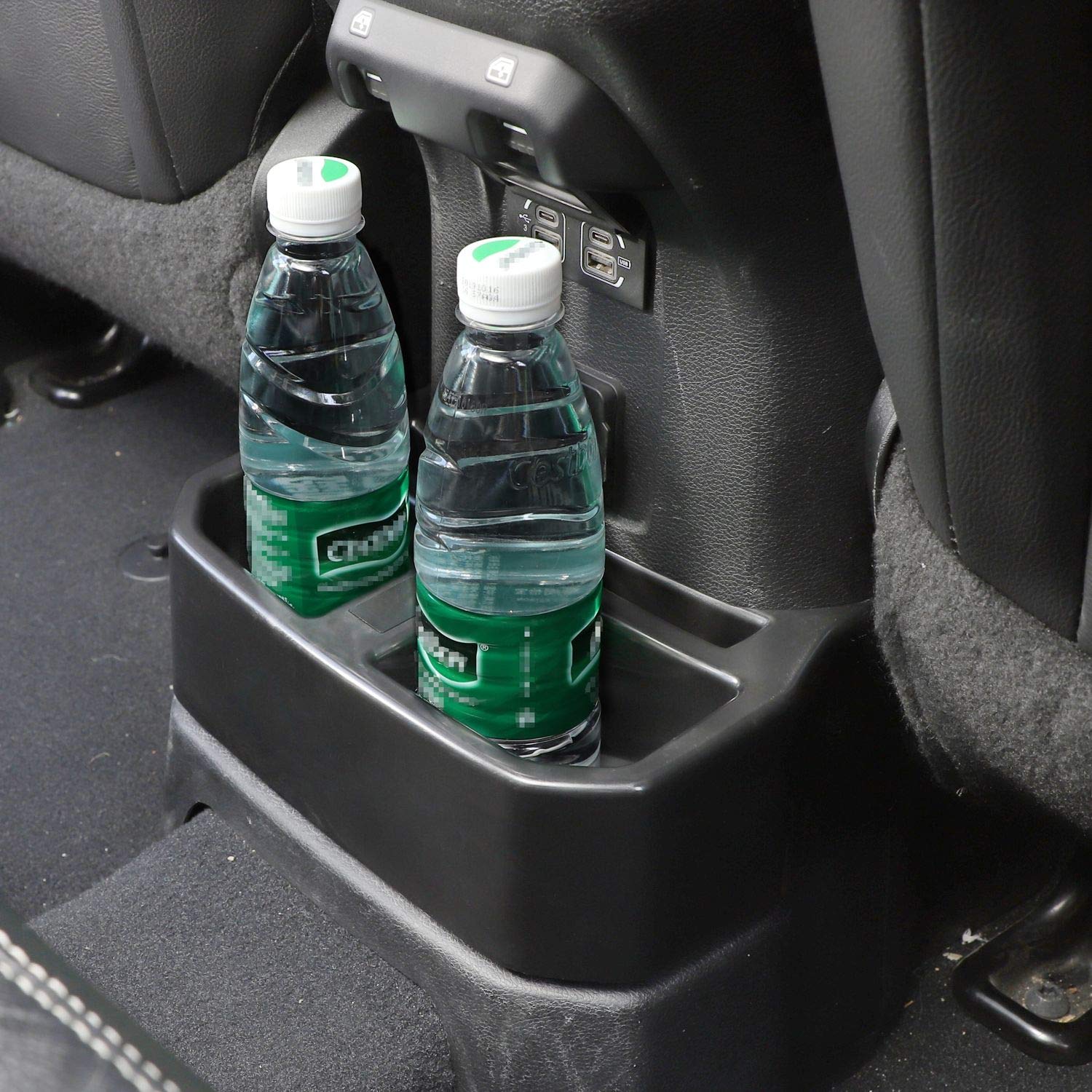 Buy JeCar for Jeep JL Rear Cup Holders Cap Rear Console Mounted Drink