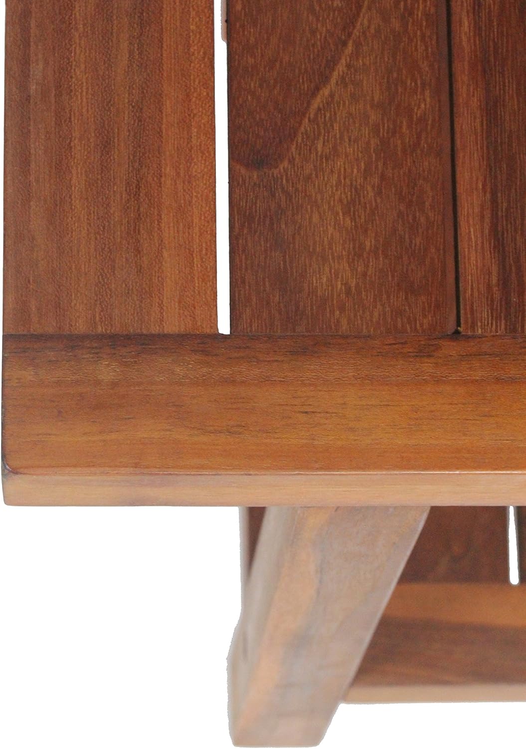 AquaTeak The Original 36" Spa Teak Shower Bench with Shelf & AquaTeak Premium Teak Oil