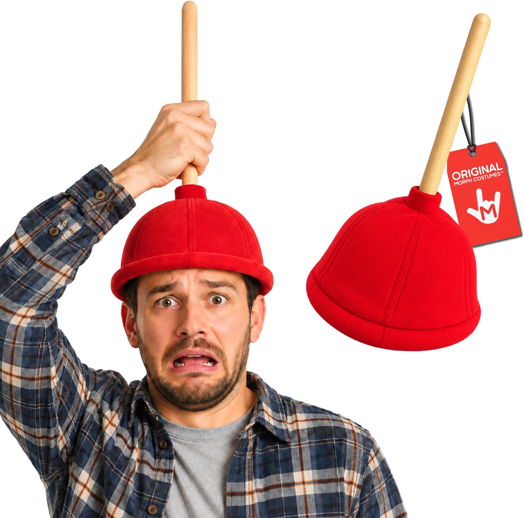 Plunger Hat, Novelty Halloween Costume Accessory