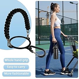 KXIAOCHEN Insulated Water Bottle, Stainless Steel Water Bottle, 2 Lids (Straw and Handle Lid),Wide Mouth Metal Water Bottles Keep Hot and Cold, Double Walled, Thermo Mug, Metal Canteen