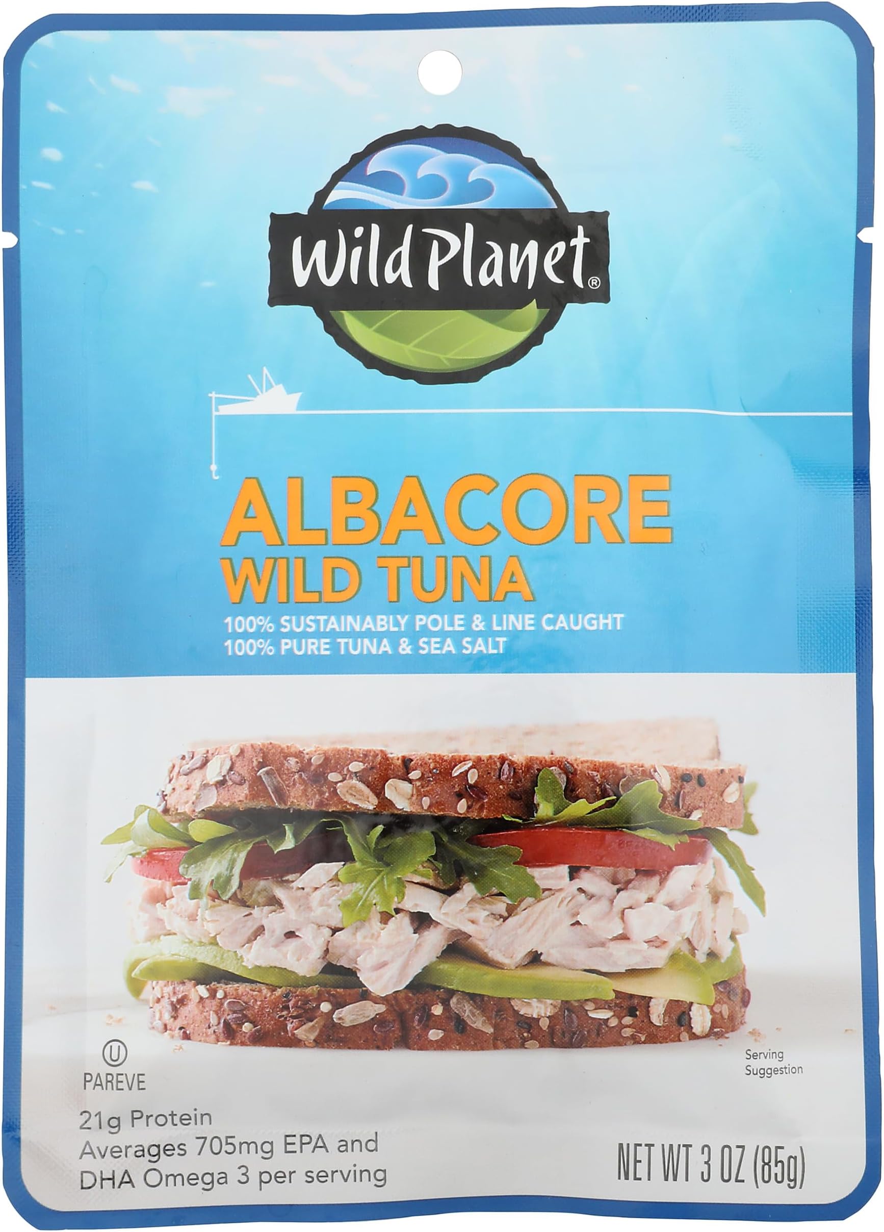 Tuna, Wild Albacore, 3 Ounce
