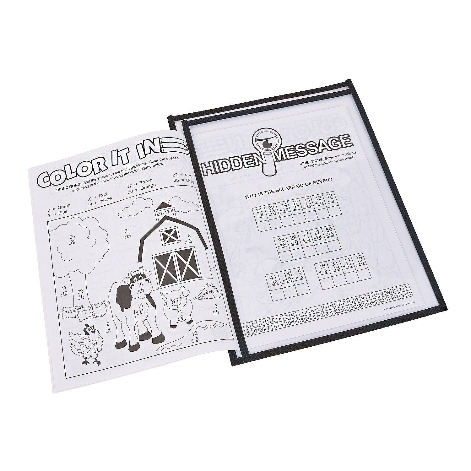 Fun Express Black Side Loading Dry Erase - 12 Pieces - Educational and Learning Activities for Kids