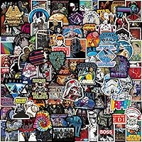 Vista 2 de Calcomanías de moda, 100 calcomanías de vinilo impermeables para niños y niñas, paquete de calcomanías decorativas, paquete de calcomanías