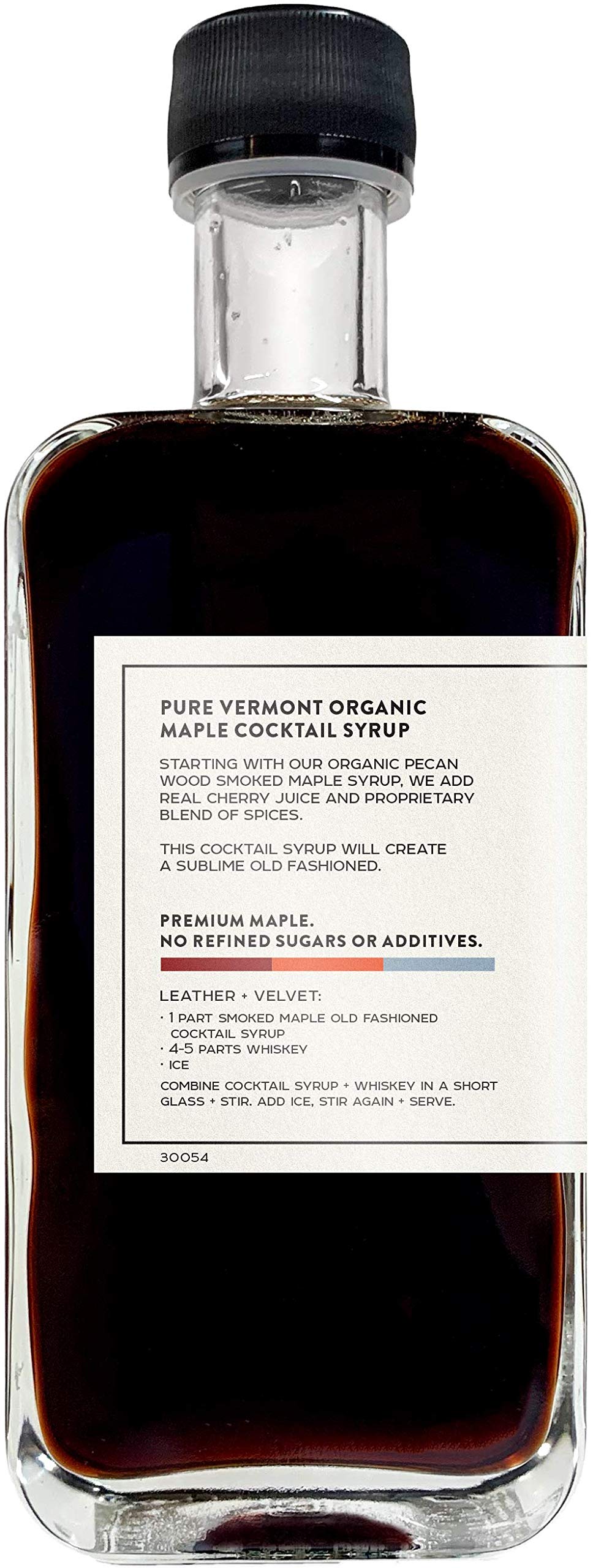 Runamok Maple Organic Smoked Maple Old Fashioned Cocktail Syrup Non