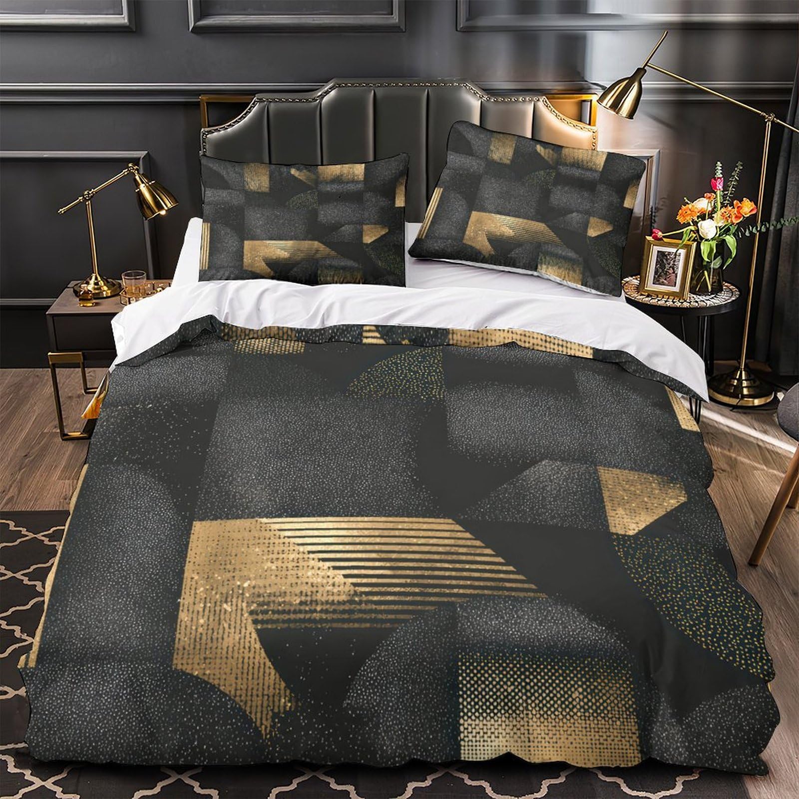 Housse de Couette Design Feuille Lit Fille pour une Chambre Nature