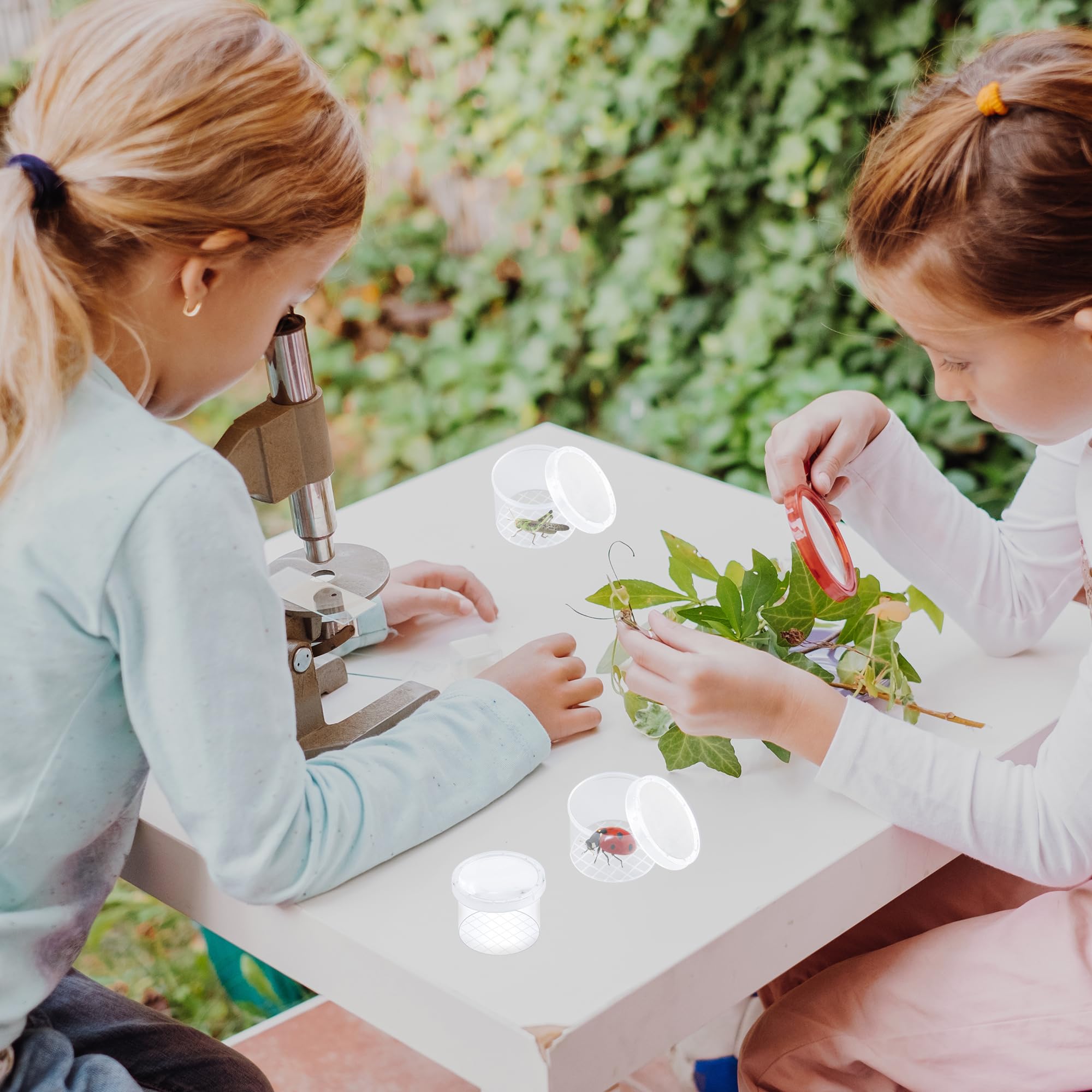 20 Pezzi Scatola Osservazione Insetti, Box Insetti con Ingranditore Insetti, Scatola di Insetto Bambini per Bambini Naturale Educativo Scienza Imparare