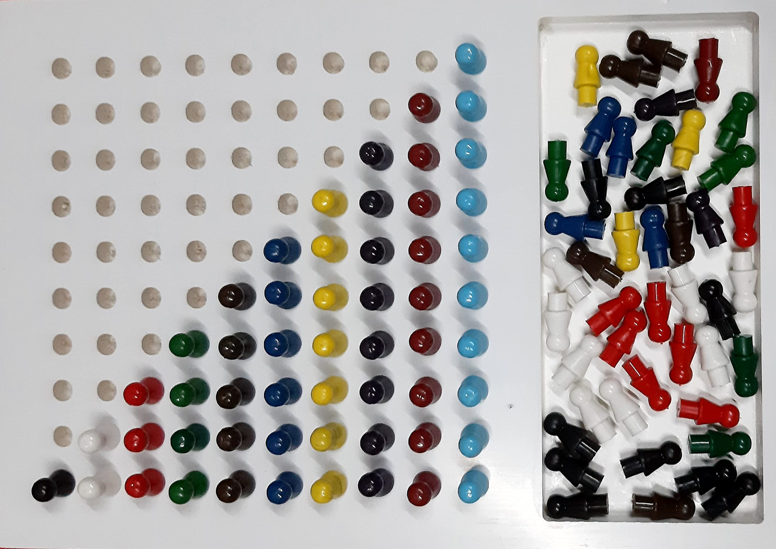 Pegboard For Kids With Multicolour 100 Pegs|Shape (B0BNX2W142) Amazon Price History, Amazon Price Tracker
