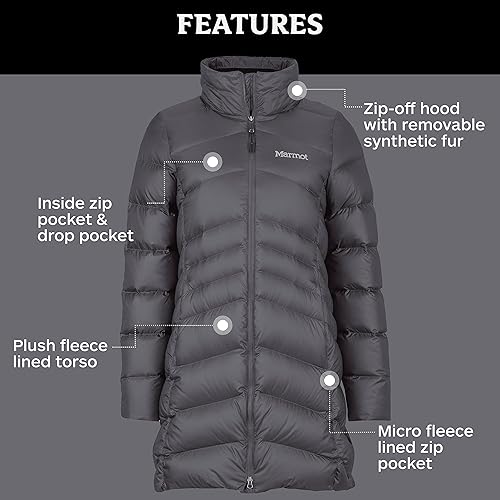 Miniatura 43 de MARMOT Chaqueta acolchada de plumón Montreal hasta la mitad del muslo para mujer