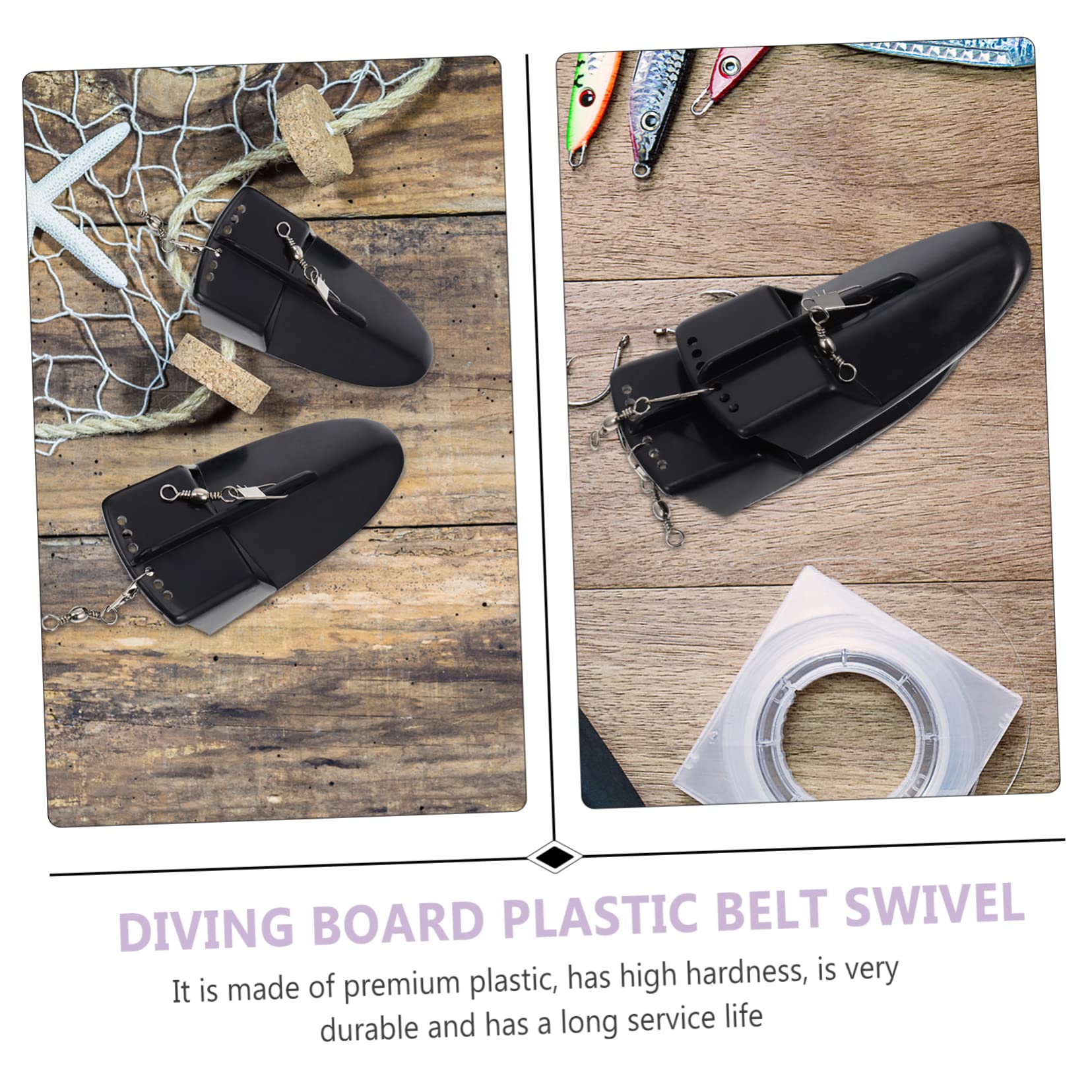 Planche de plongée à la traîne pour pêche en mer, haute