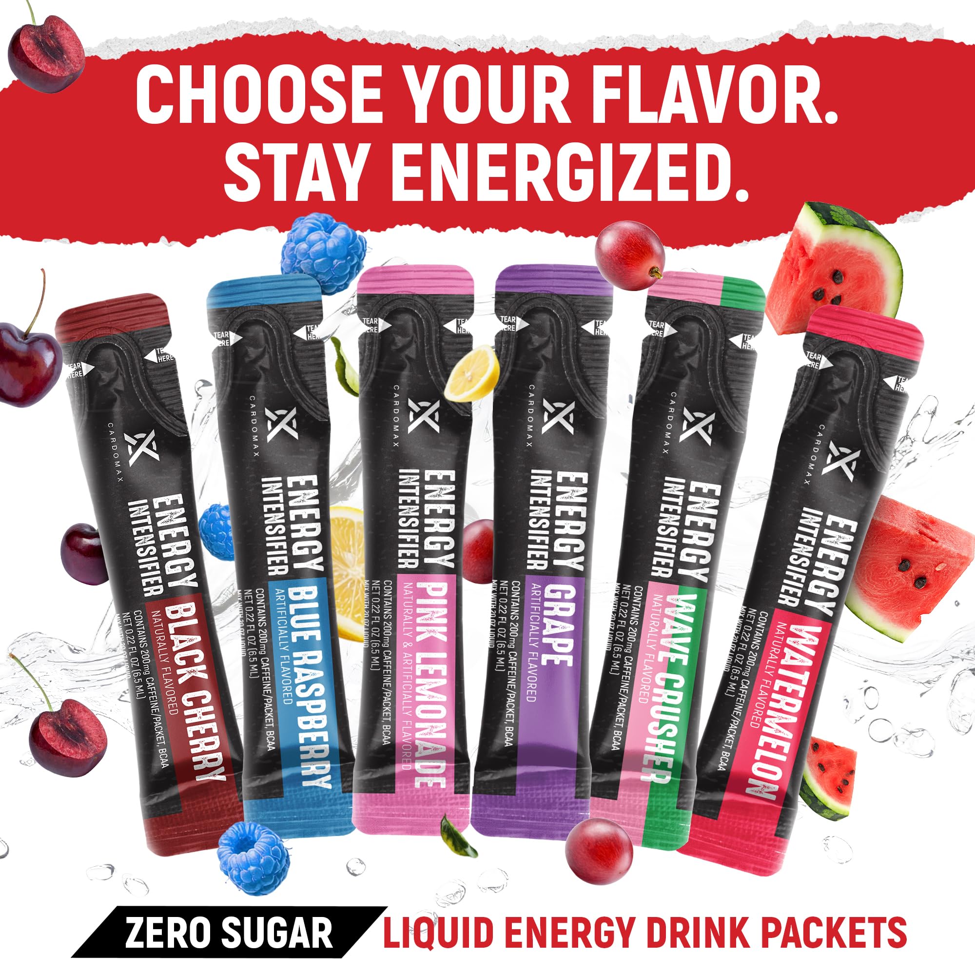 CardoMax Caffeine Packets, Wavecrusher, 15 Liquid Stick Packs — Amazon image 8