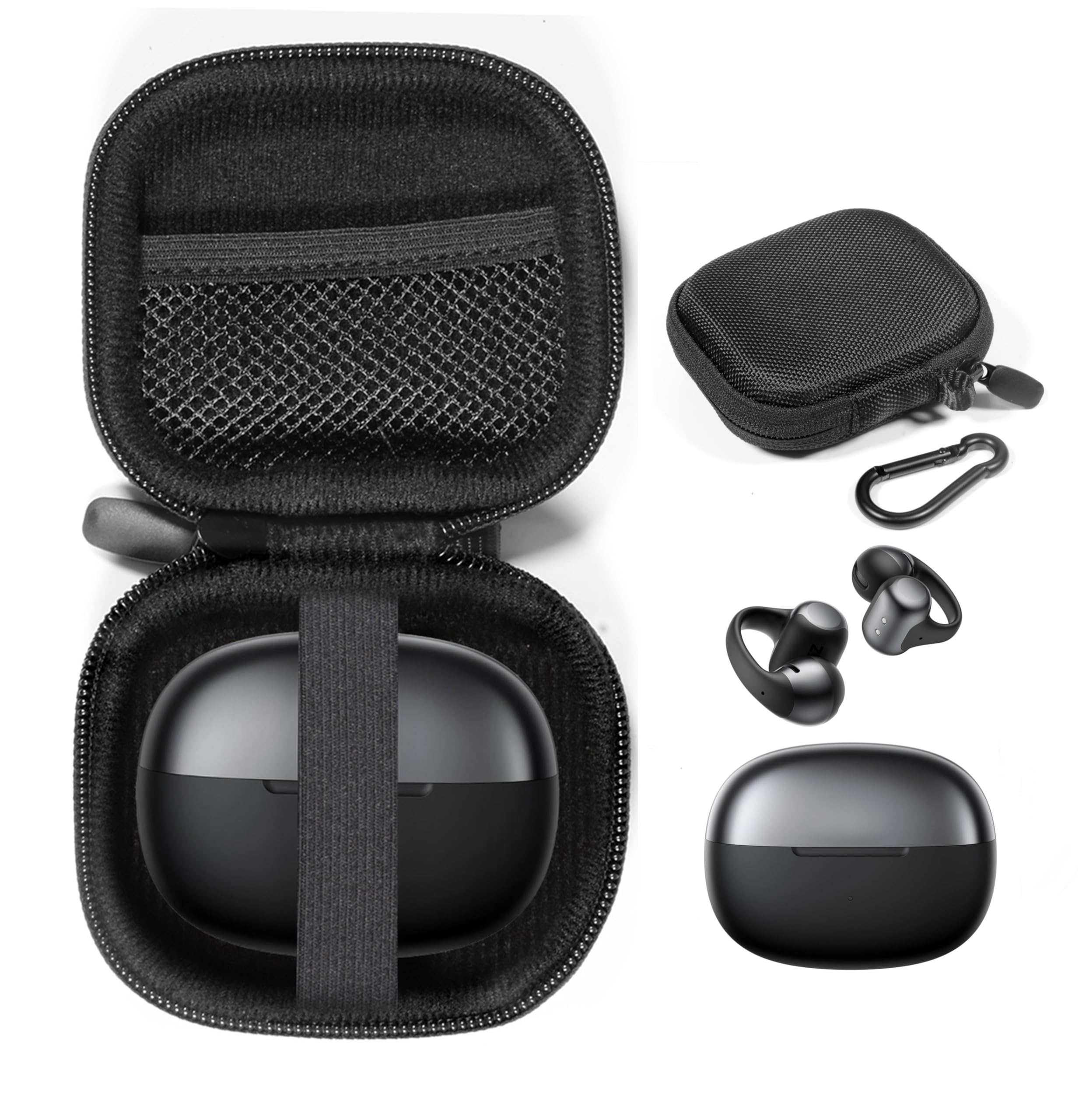 Amazon | SHOKZ OpenDots ONE用CaseSackケース(ブラック) | イヤホン