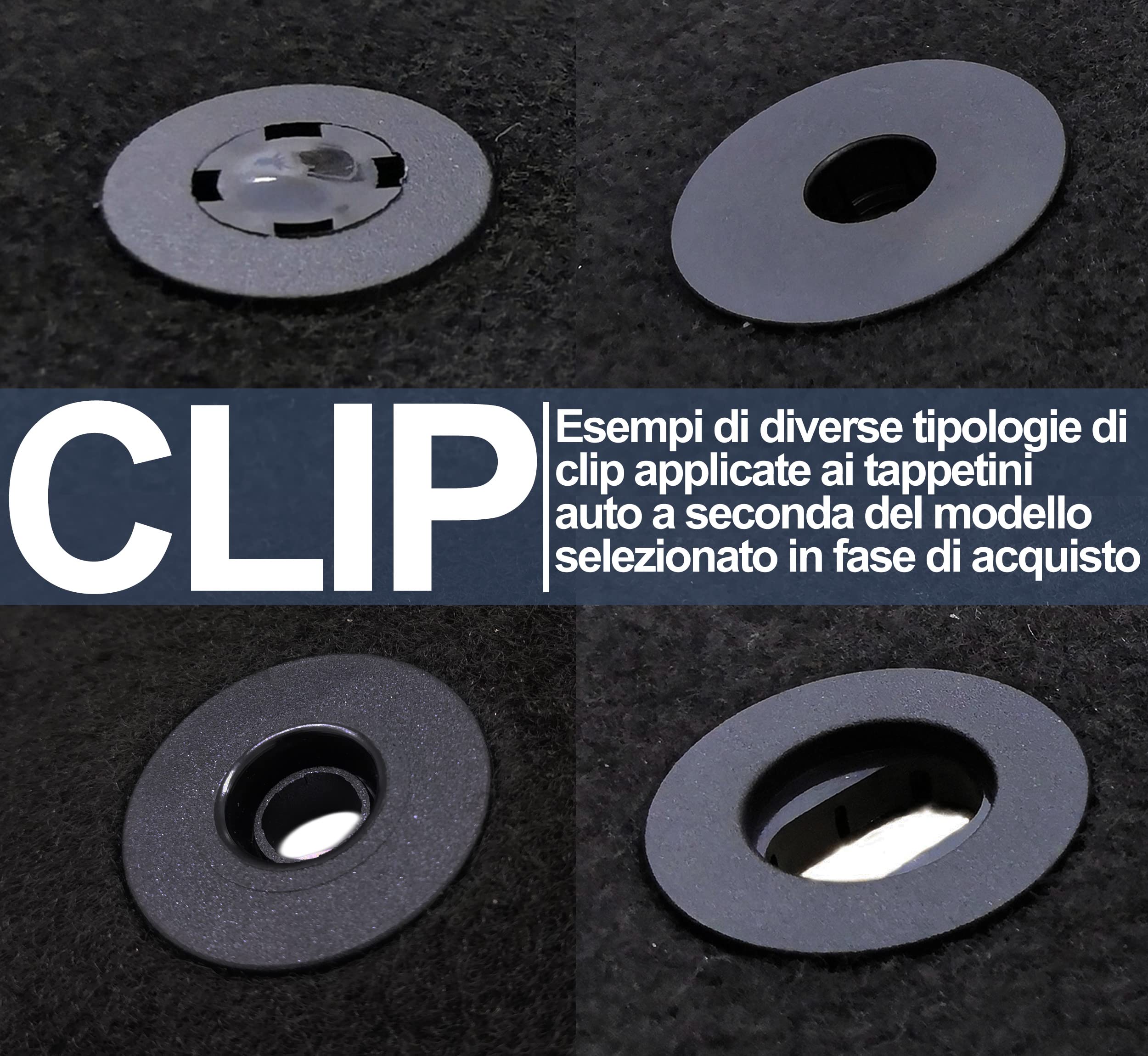 QUEMAR Tappetini Auto compatibili con Citroen C1 2005-2013 / Kit Tappeti in Moquette e Gomma su Misura (Set 2 Anteriori + 2 Posteriori) / Ricami e Colori Personalizzati (Bordo Beige, 2 Ricami