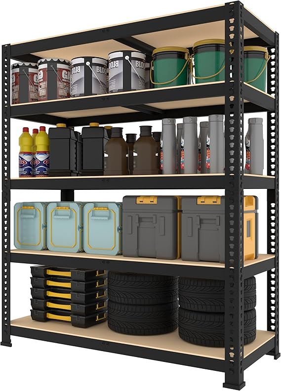 BuxWellBang 5 Tier Garage Storage Shelves 36" W x 16" D x