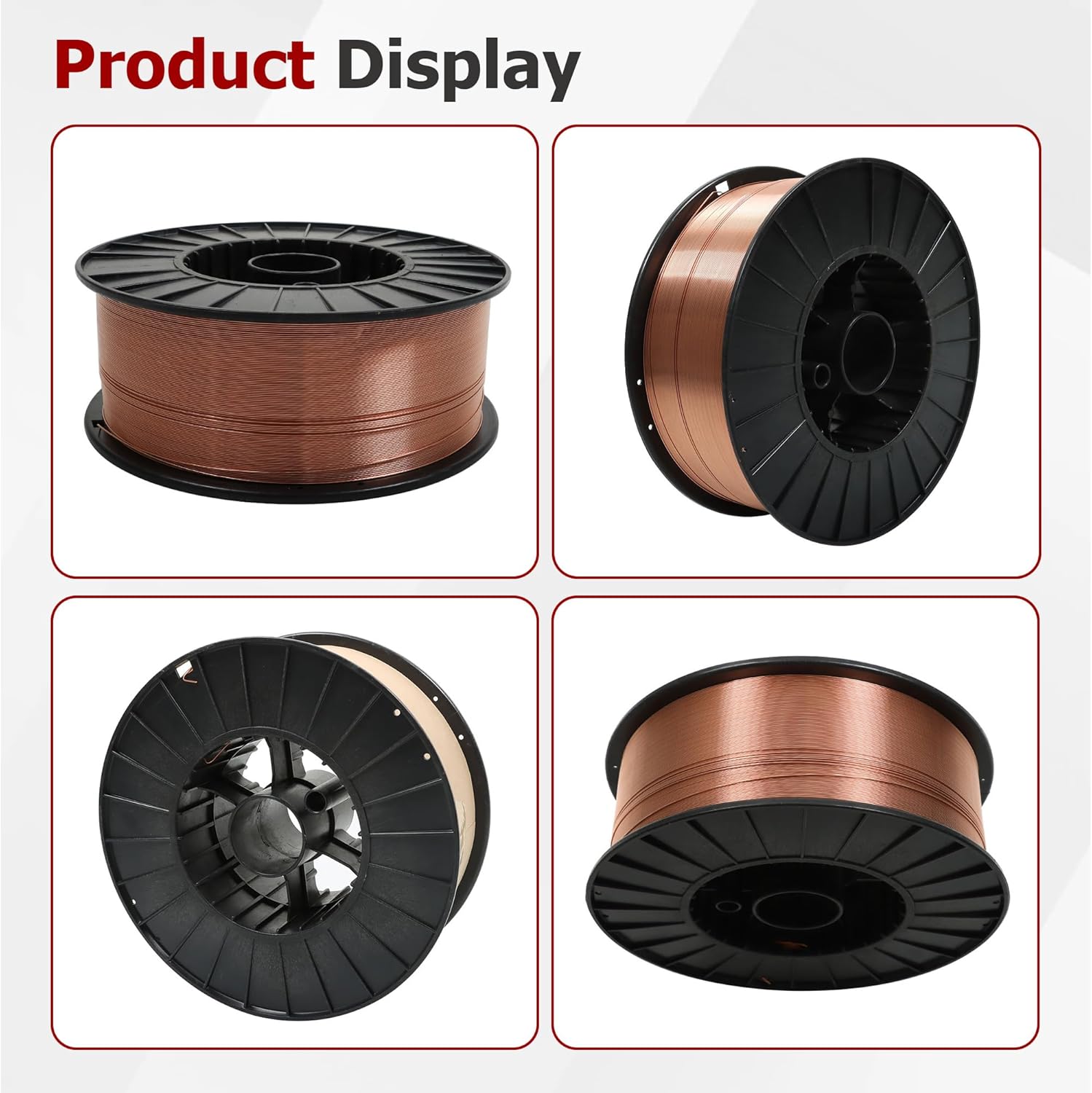 ER70S-6 Mild Steel 0.030 Inch MIG Welding Wire Low Splatter 44 Pound Spool Fit for All Position Gas Welding