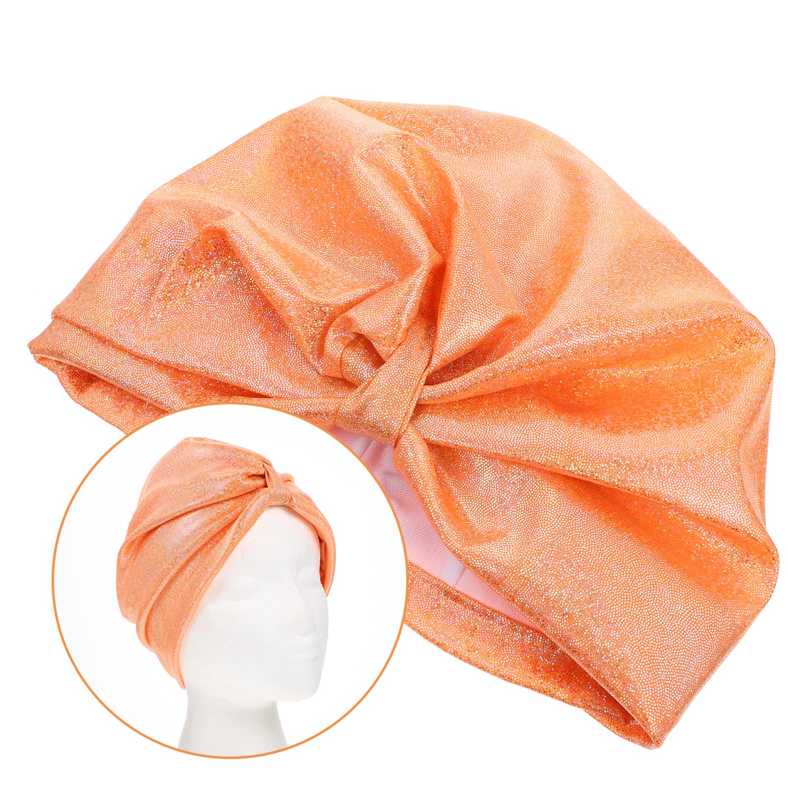 ABOOFAN 2piezas Sombrero De Natación para Mujeres Gorro De Elástico y Reutilizable Accesorio De Baño para Pelo Vibrantes