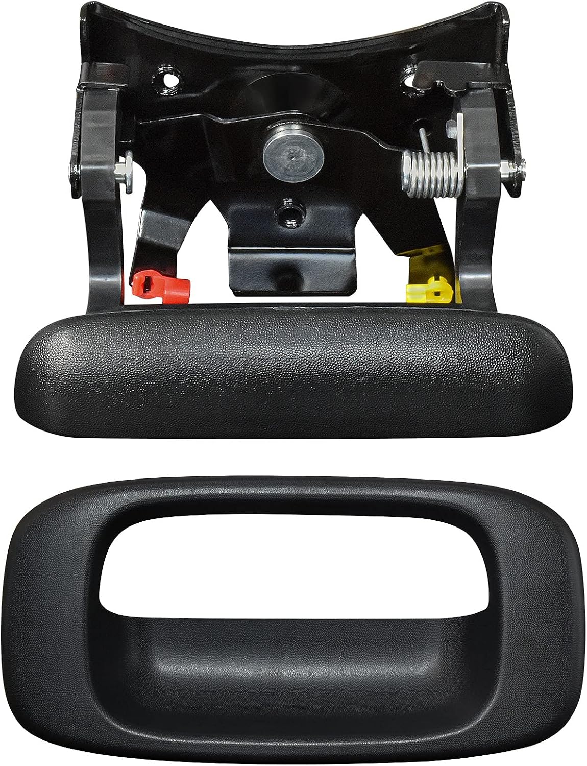 MuHize Black Tailgate Handle & Latch Kit - Upgraded for 1999-2007 Chevy Silverado & GMC Sierra (OEM 15228539)