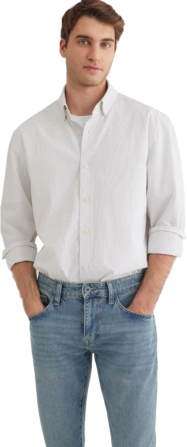 Black Iris Long Sleeve Button-Up Shirt by Mavi