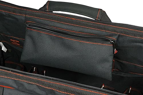 Miniatura 10 de Hultafors Work Gear HT5511 Pro - Bolsa de herramientas de poliéster balístico resistente, 9 bolsillos, compartimento interior XL, correa de hombro