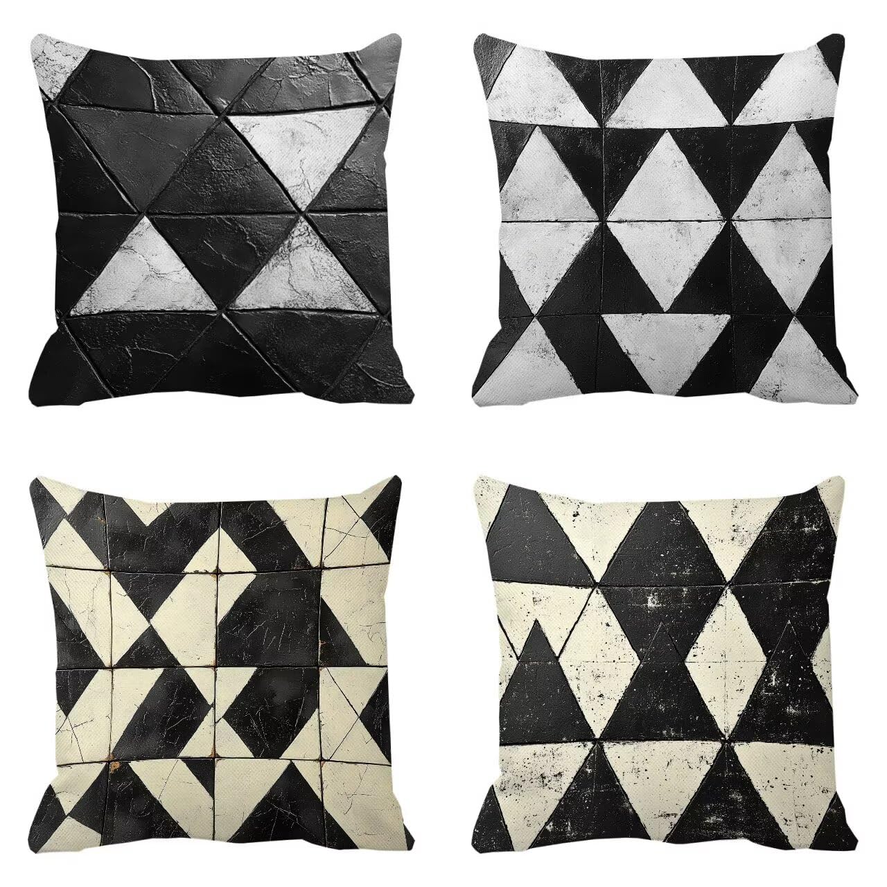 Housse coussin extérieur géométrique pour sublimer votre salon de jardin cet été