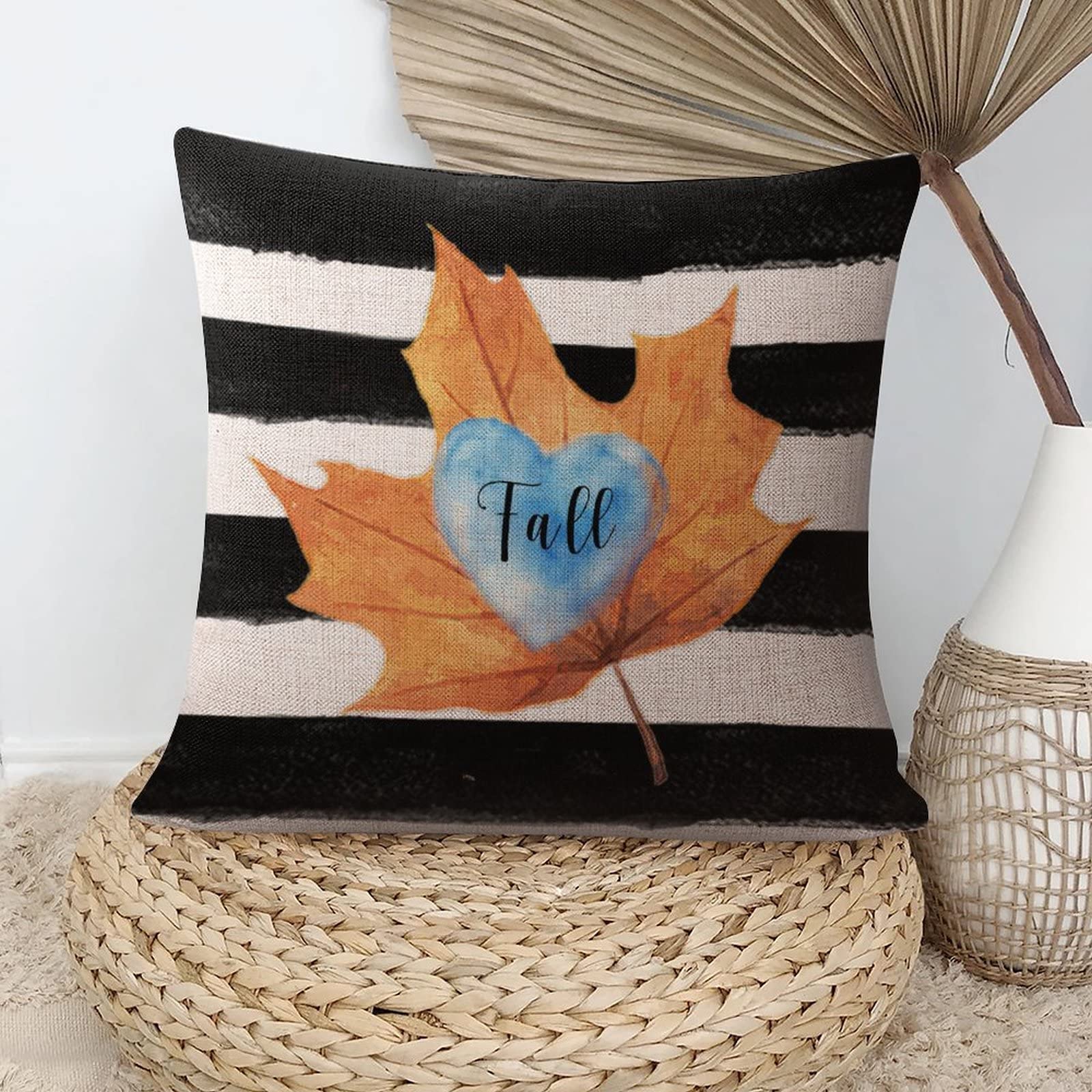 All Smiles Juego De 4 Fundas De Almohada Decorativas De Otoño De 20 X 20 Pulgadas Para El Hogar, Acción De Gracias, Otoño, Decoración De Cocina, Sofá, Exterior, Cosecha Al Aire