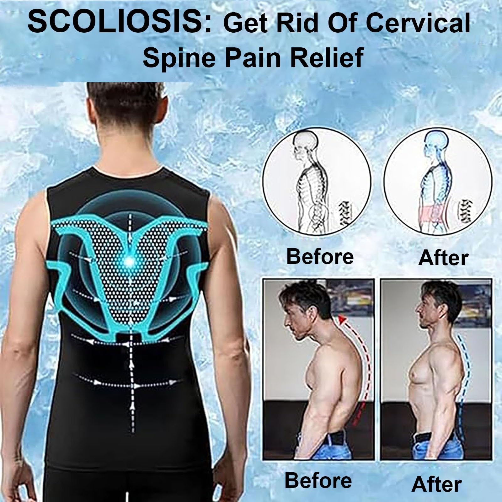 SIYAN Męska kamizelka wyszczuplająca, fitness, pocenie się, sport, odchudzanie, krótki rękaw, dres fitness, kamizelka wyszczuplająca, wersja jonowa kamizelka modelująca, S-5XL