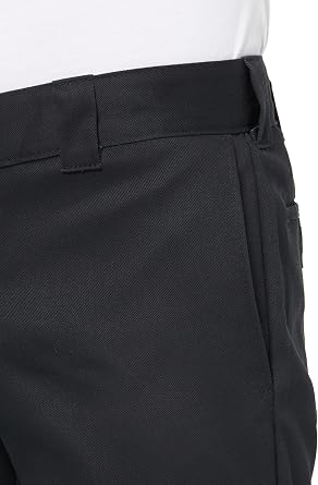 Dickies 873 Slim Fit Work Pants, Black, 33 30