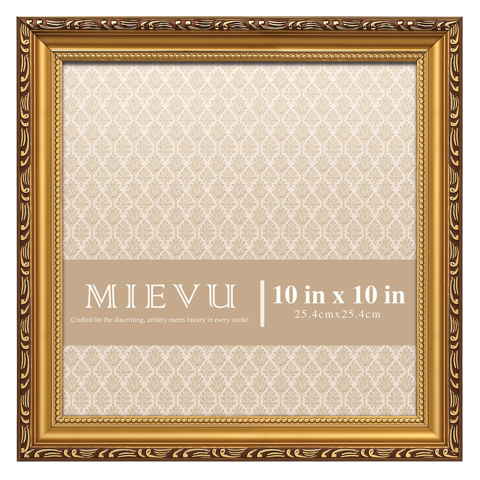 MIEVU 10x10 Picture Frame Gold