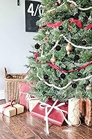 Vista 6 de 30 piezas de adornos de bola de árbol de Navidad irrompibles negros para decoración navideña