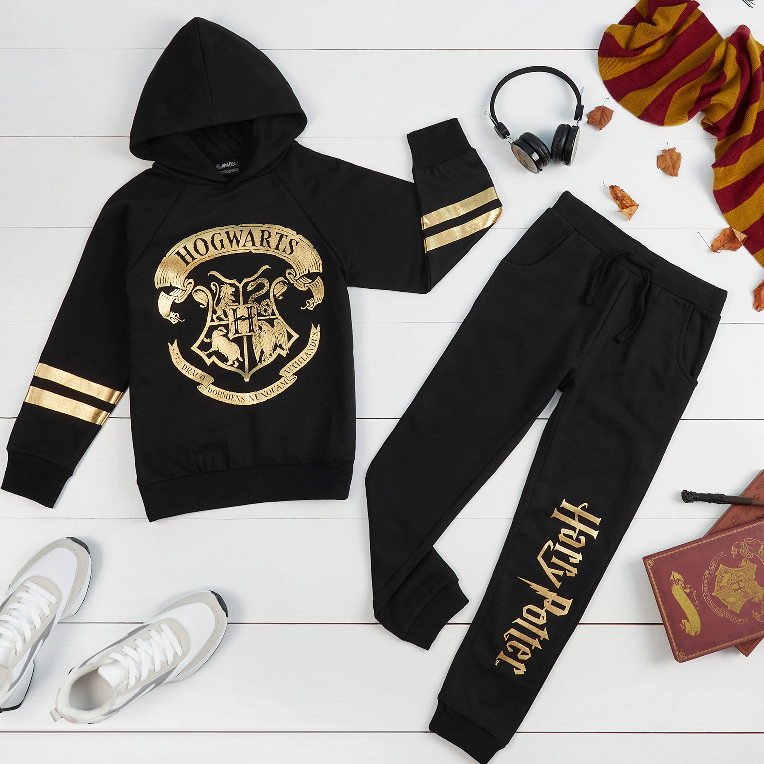 Harry Potter Jogginganzug Mädchen, Trainingsanzug Mädchen 7-14 Jahre