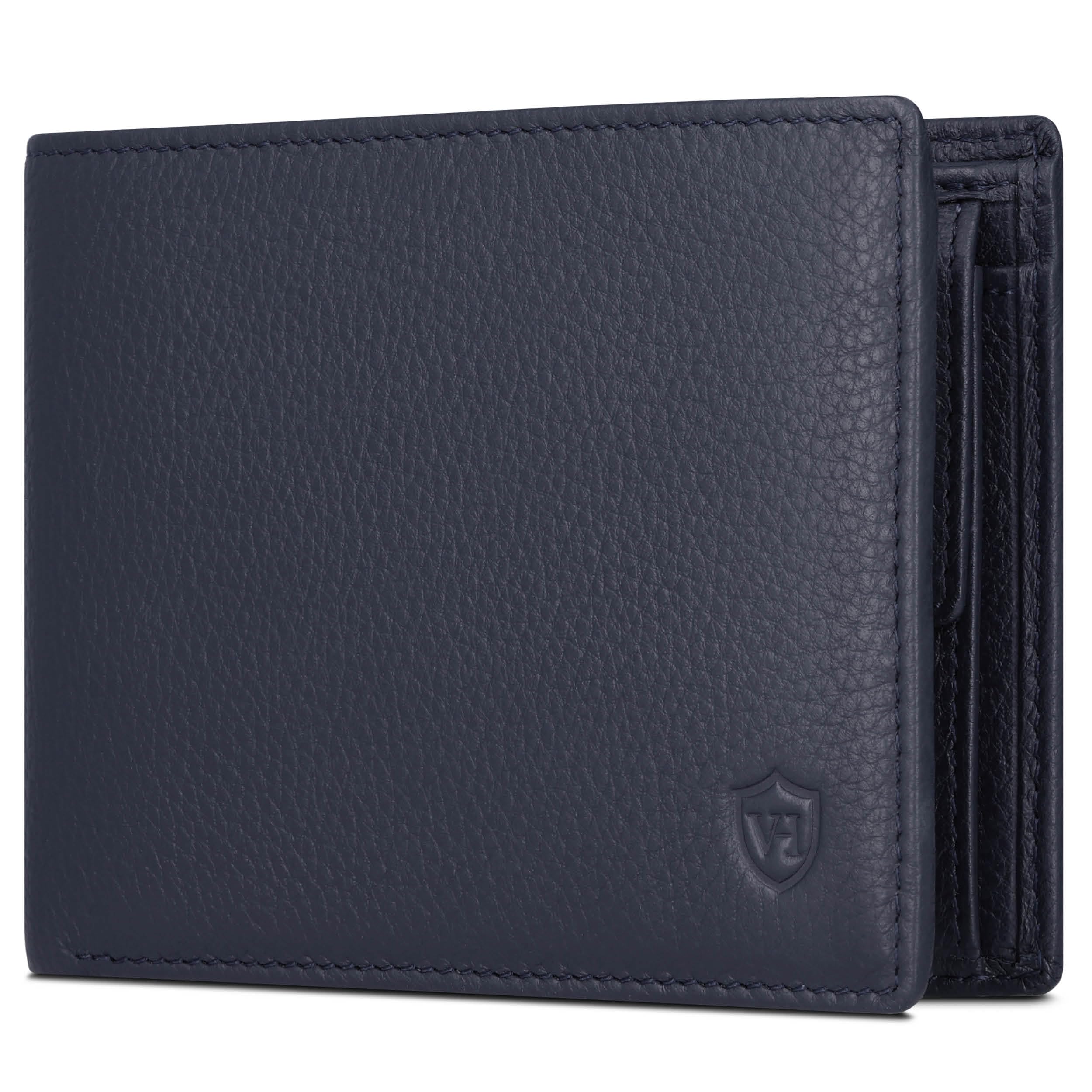 VON HEESEN Leder Geldbörse RFID Schutz I Echtleder Geldbeutel für Damen & Herren I Portemonnaie Brieftasche Wallet Portmonee