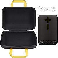 Vista 2 de co2CREA Funda rígida compatible con Ultimate Ears UE EPICBOOM Altavoz Bluetooth inalámbrico portátil, funda negra