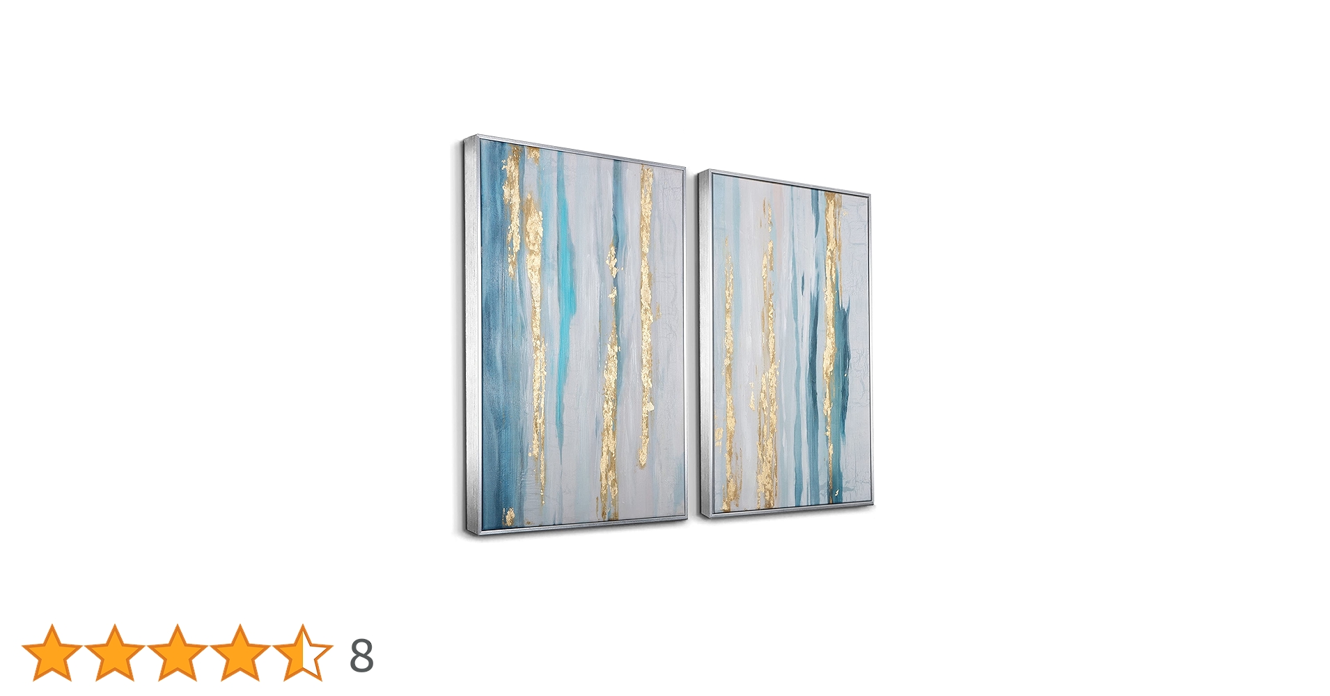 新品未使用　ウォールアート　４枚セット　マリン　ブルー ゴールド　海外インテリア 81bPVqVhtzL.jpg_BO30,255,255,