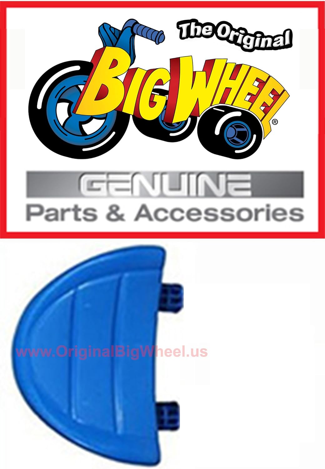 BLUE SEAT a Replacement Part for The Original "Classic" Big Wheel Racer 16", that one is Made in China: 5.4" Spacing