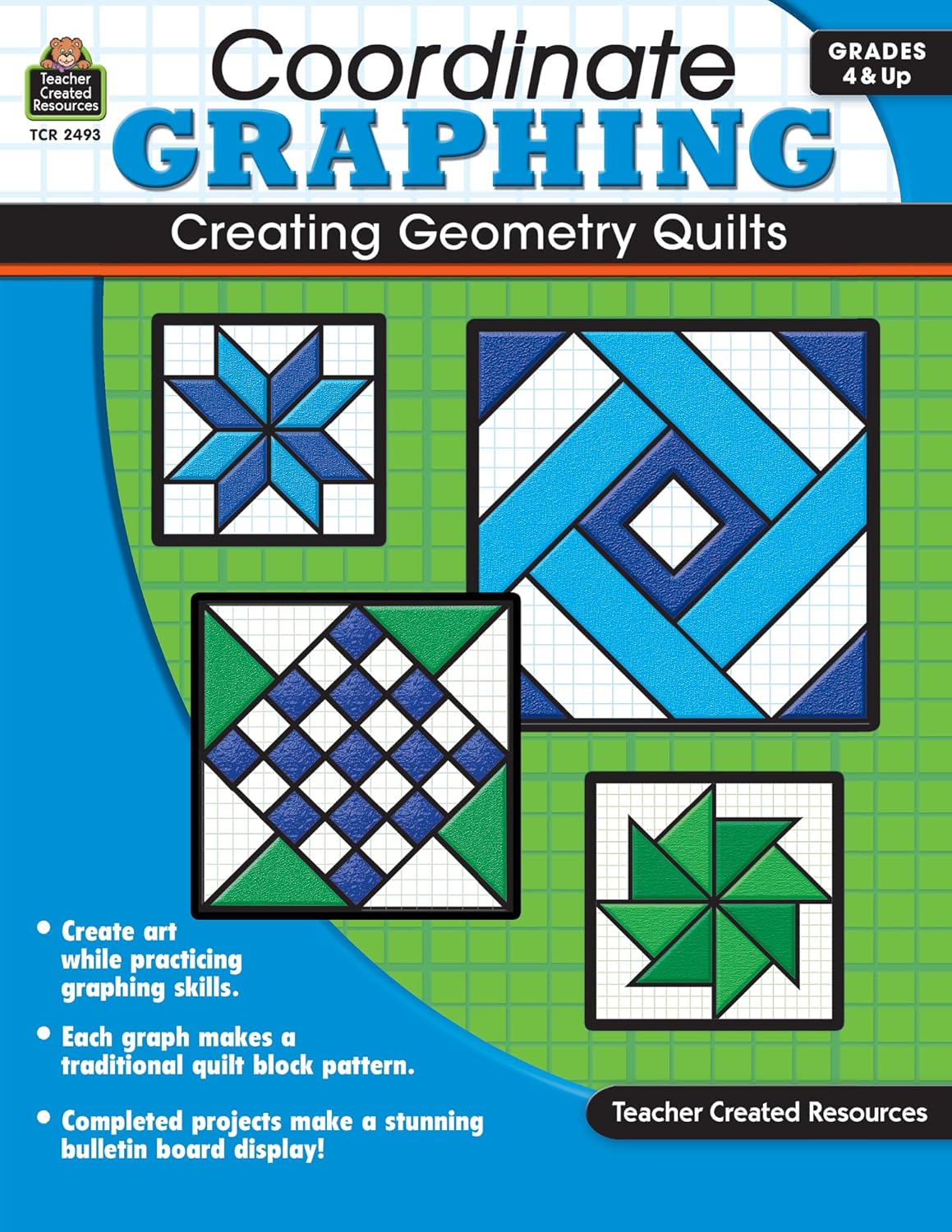 Amazon.com: Coordinate Graphing: Creating Geometry Quilts, Grades 4 ...