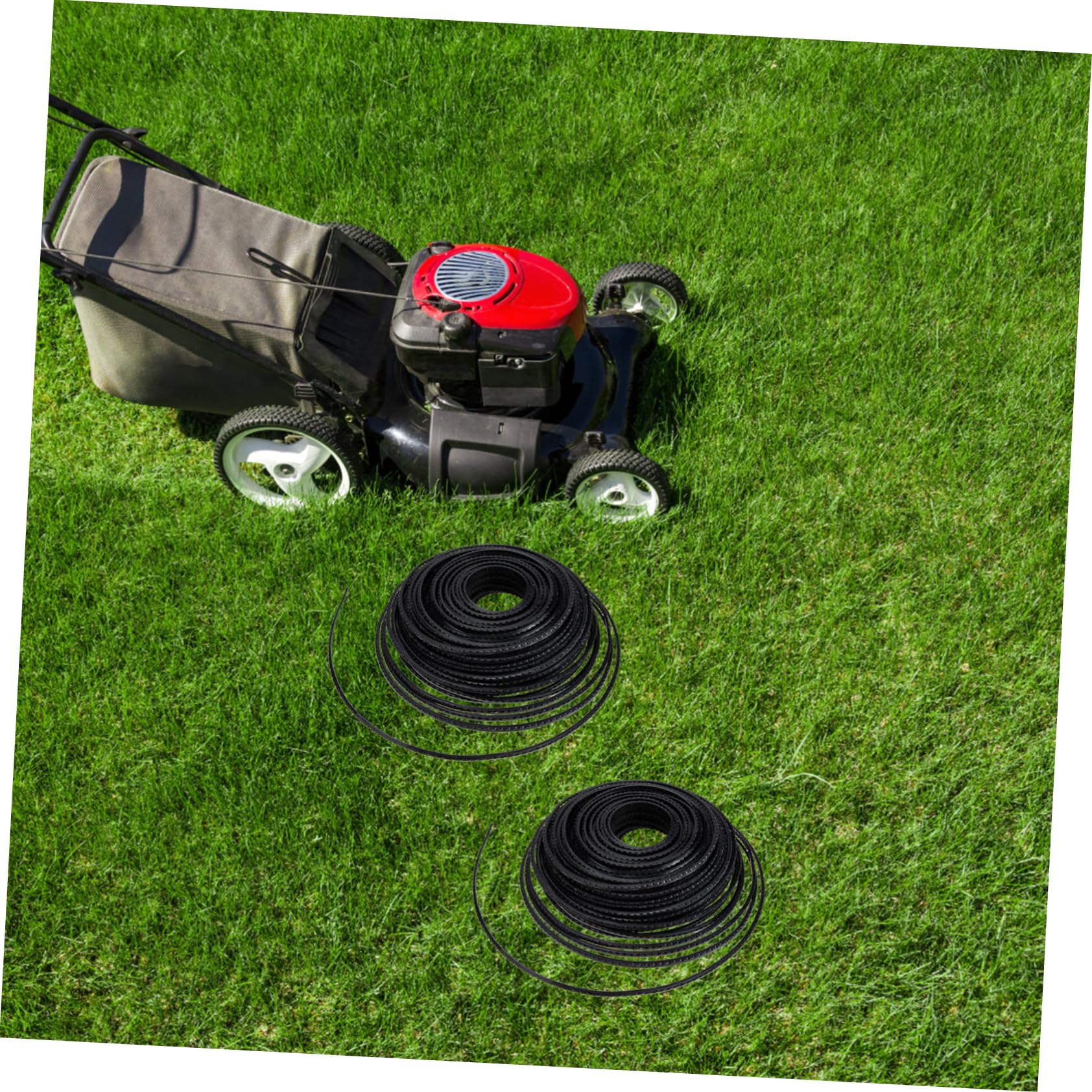 Hilo de Corte, Línea de Acero Negro, Fácil de Instalar y Cambiar, Accesorio para Jardín y Recortabordes